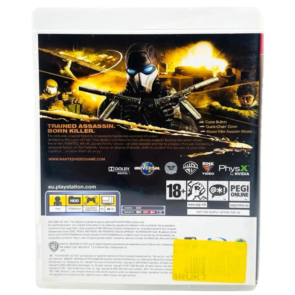 PS3: Wanted: Weapons Of Fate - RetroGaming.no