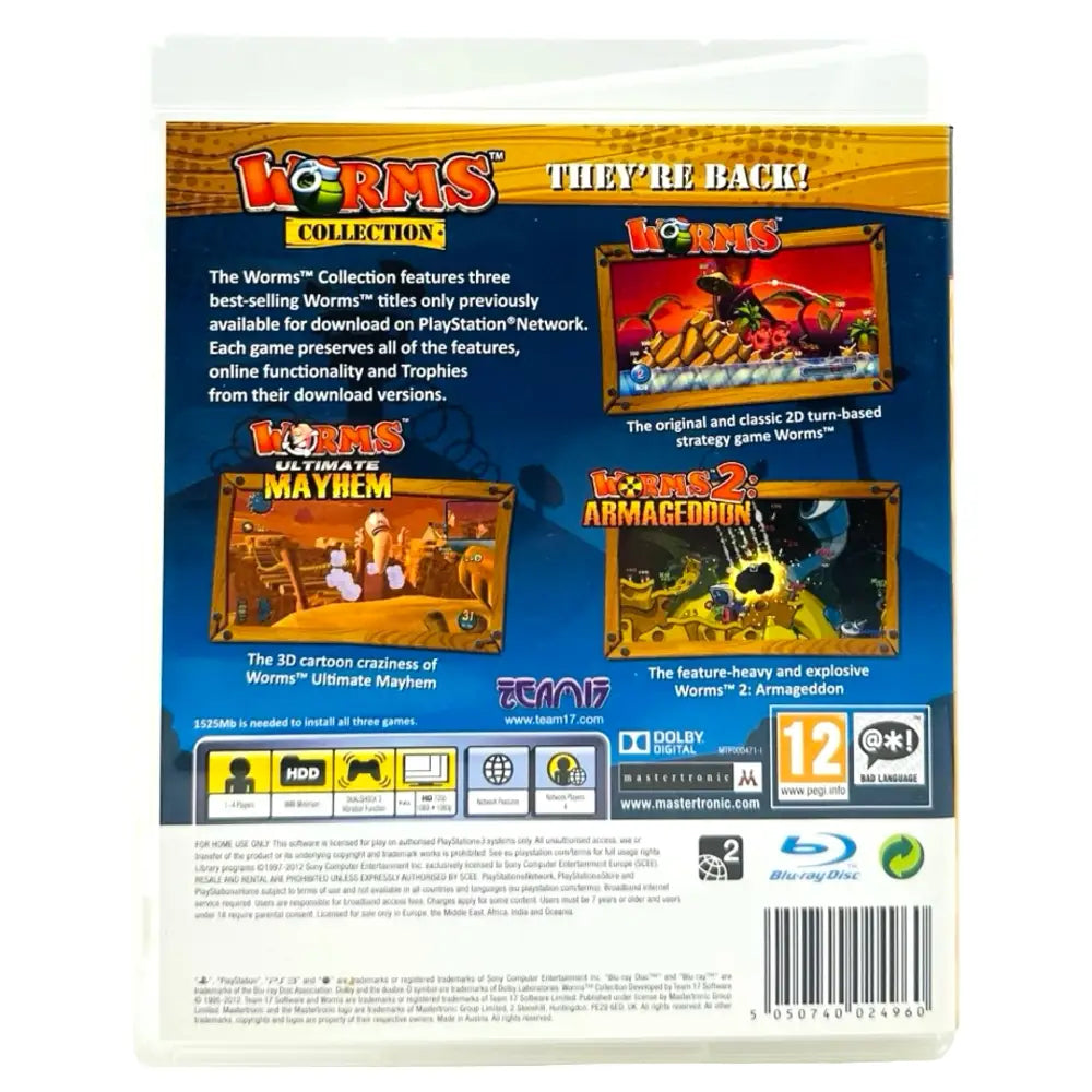PS3: Worms Collection Spill
