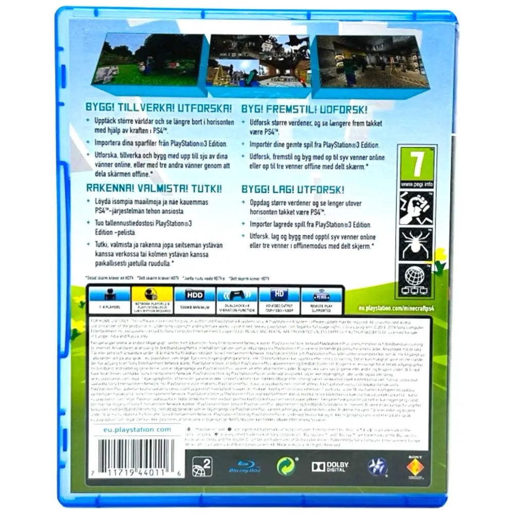 PS4: Minecraft: PlayStation 4 Edition - RetroGaming.no