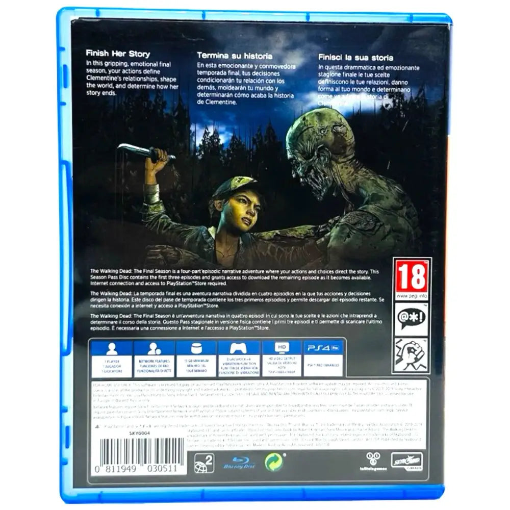 PS4: The Walking Dead: Final Season - RetroGaming.no
