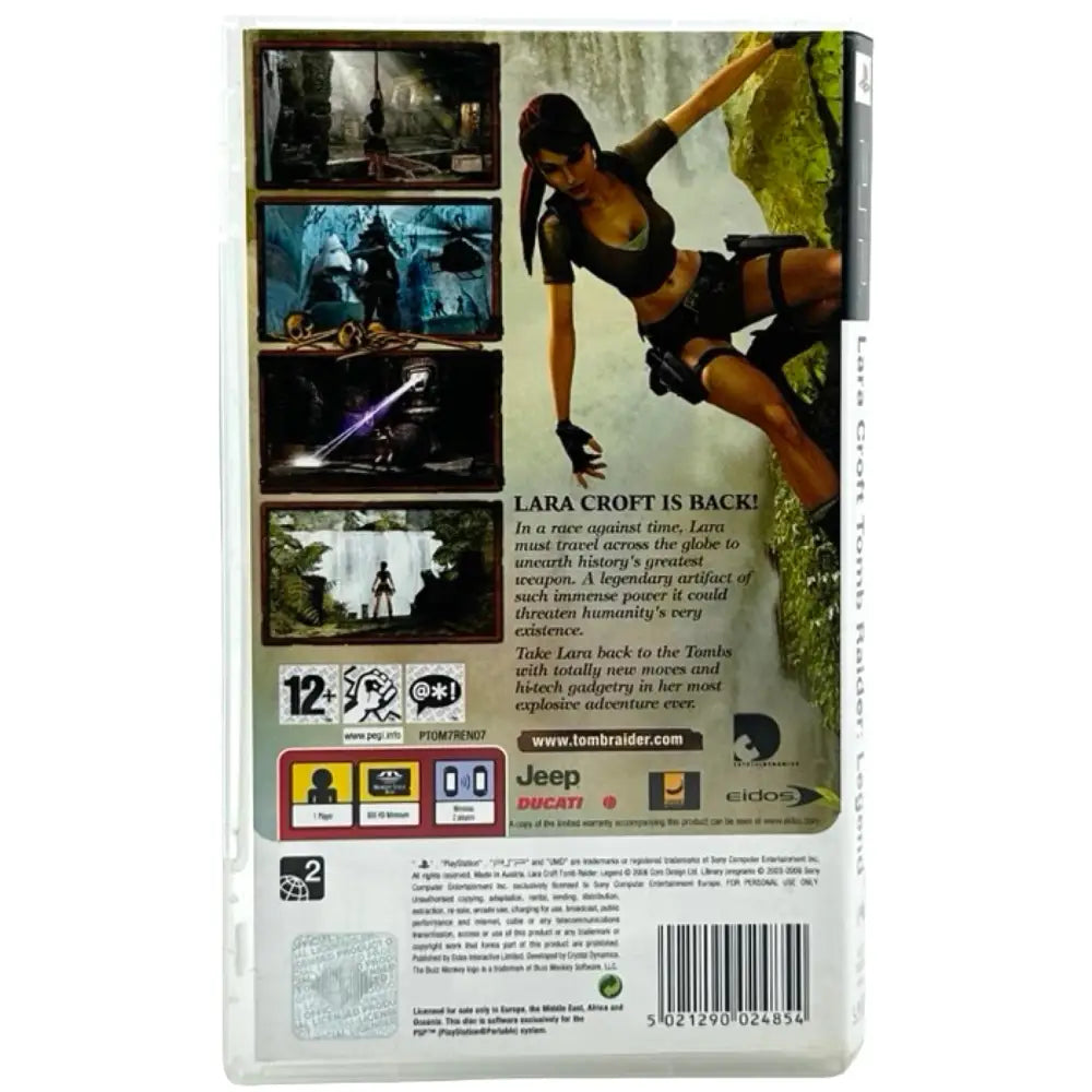 PSP: Tomb Raider: Legend - Spill