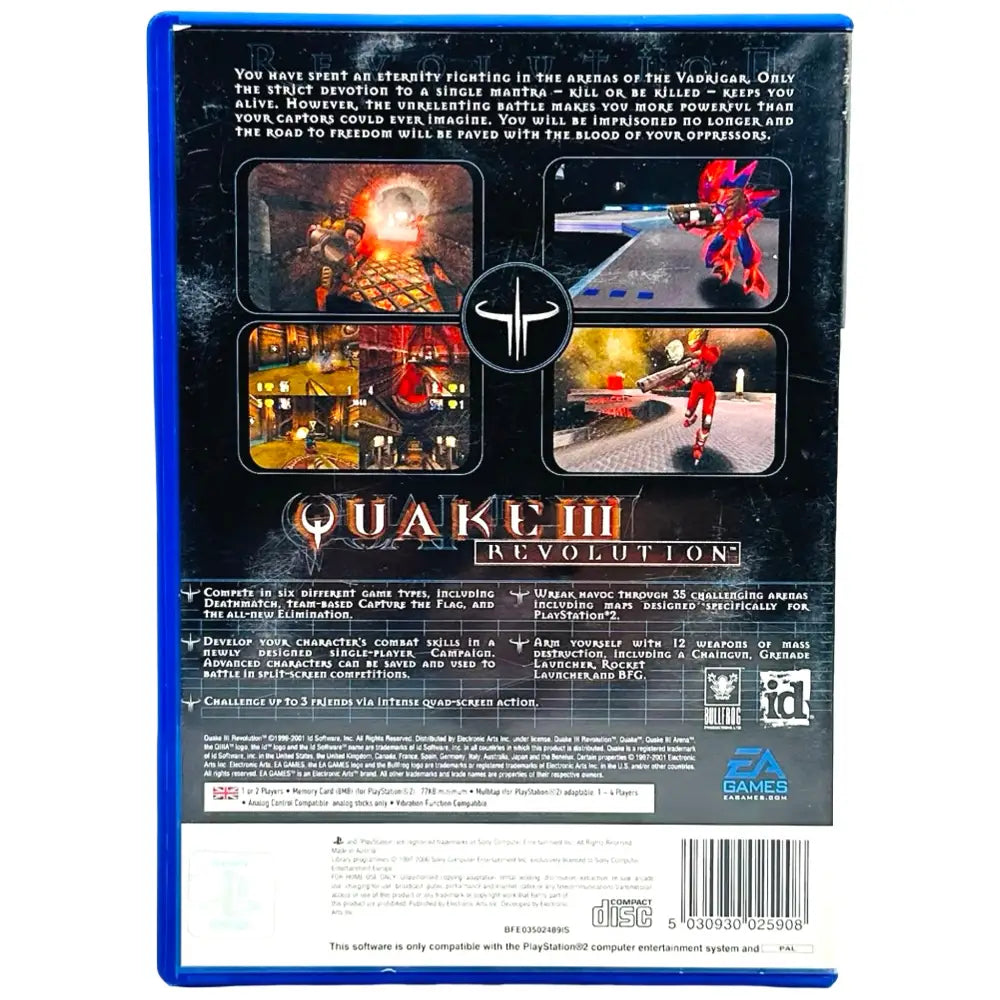 Quake III Revolution - PlayStation 2 (PS2) Spill - Spill