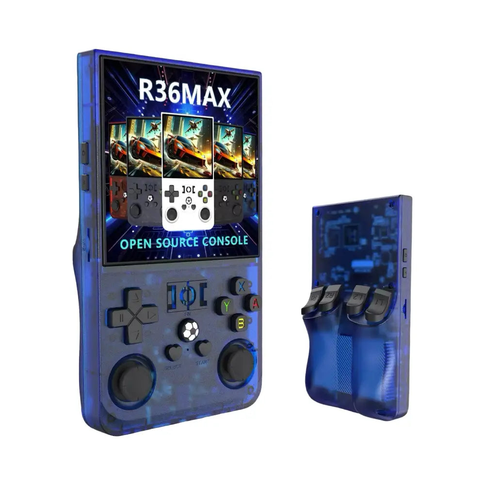R36MAX Retro Spillkonsoll – 128GB 20.000+ Spill - Blå - Konsoll