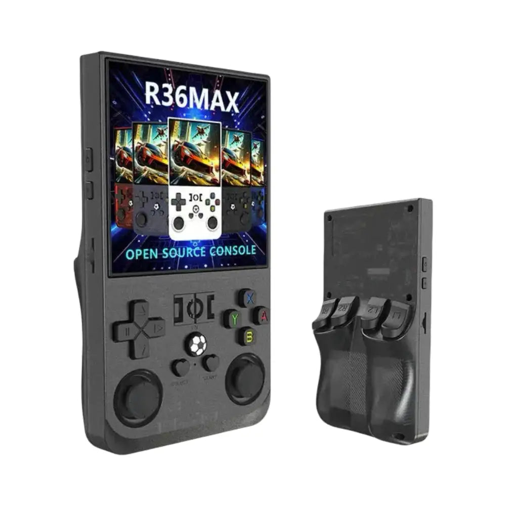 R36MAX Retro Spillkonsoll – 128GB 20.000+ Spill - Sort - Konsoll