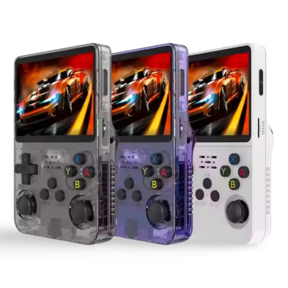 R36S Retro Spillkonsoll – 128GB Open Source 22.000 Spill - Konsoll