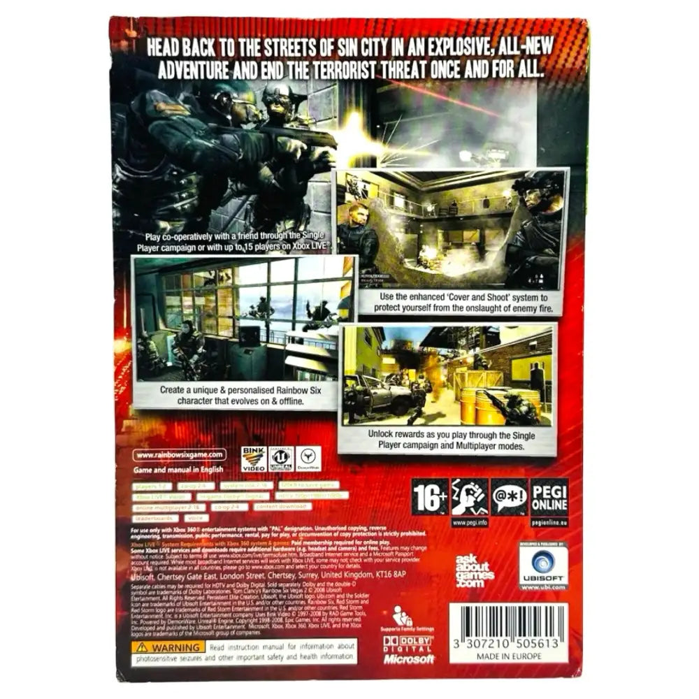 Rainbow Six: Vegas 2 [Steelbook] - Xbox 360 Spill - Spill