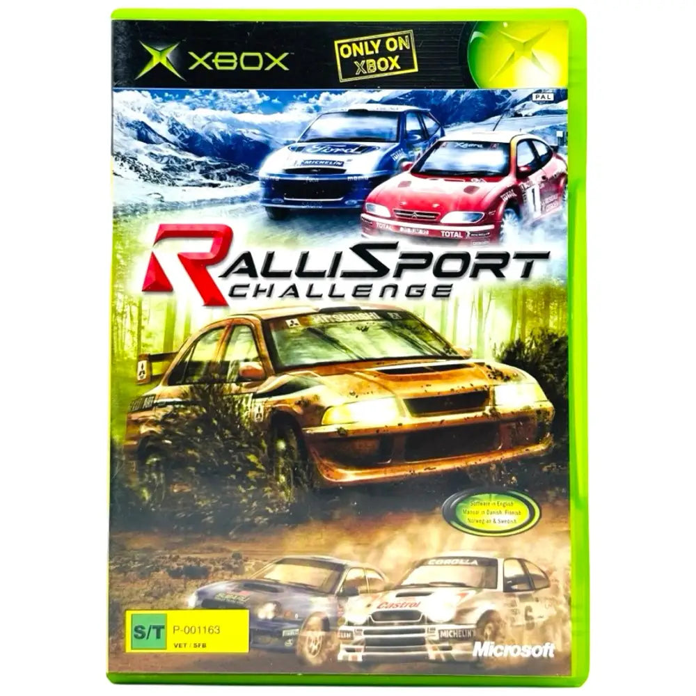 Ralli Sport Challenge - Xbox spill - Cover - Manual - Spill/Disk / Standard - Spill