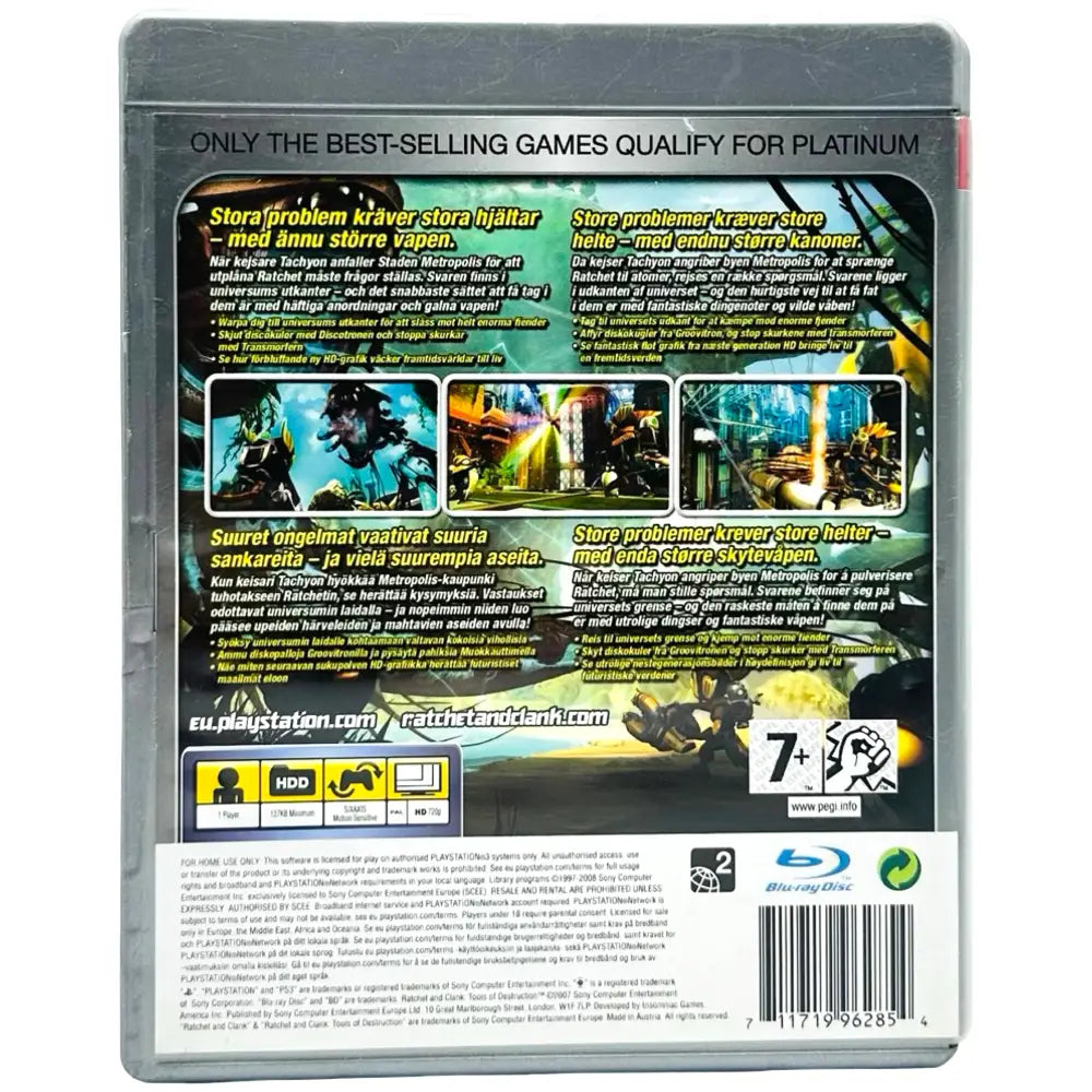 Ratchet & Clank: Tools Of Destruction - PlayStation 3 (PS3) Spill