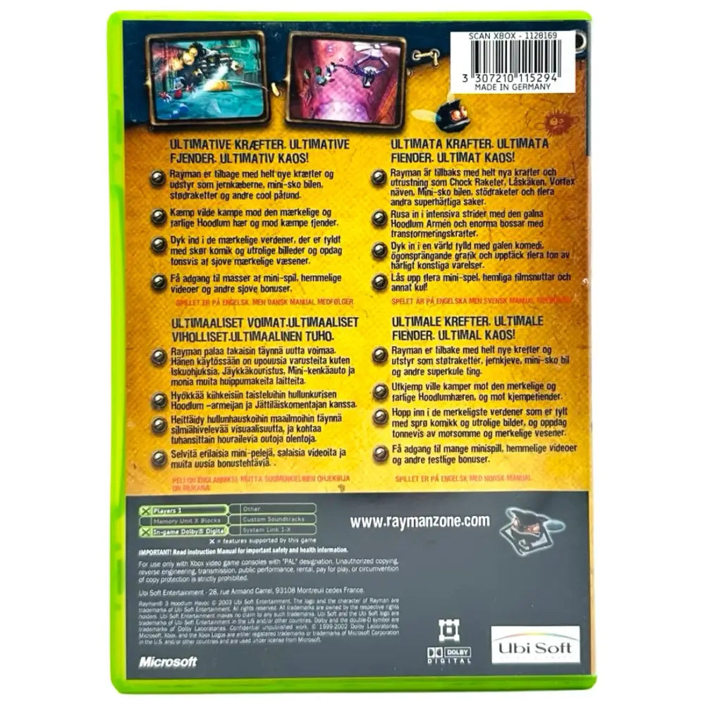 Rayman 3: Hoodlum Havoc - Xbox spill - Spill