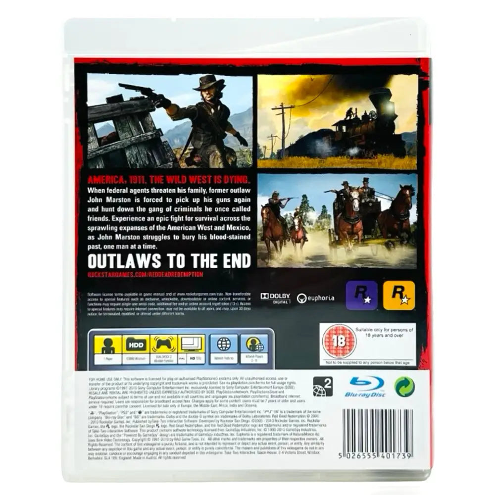 Red Dead Redemption [Limited Edition] - PlayStation 3 (PS3) Spill