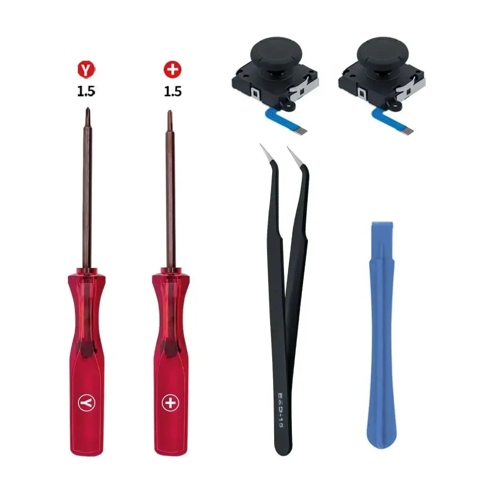 Reparasjons Kit for Nintendo Switch, Switch OLED og Switch Lite Joycon Kontroll - RetroGaming.no
