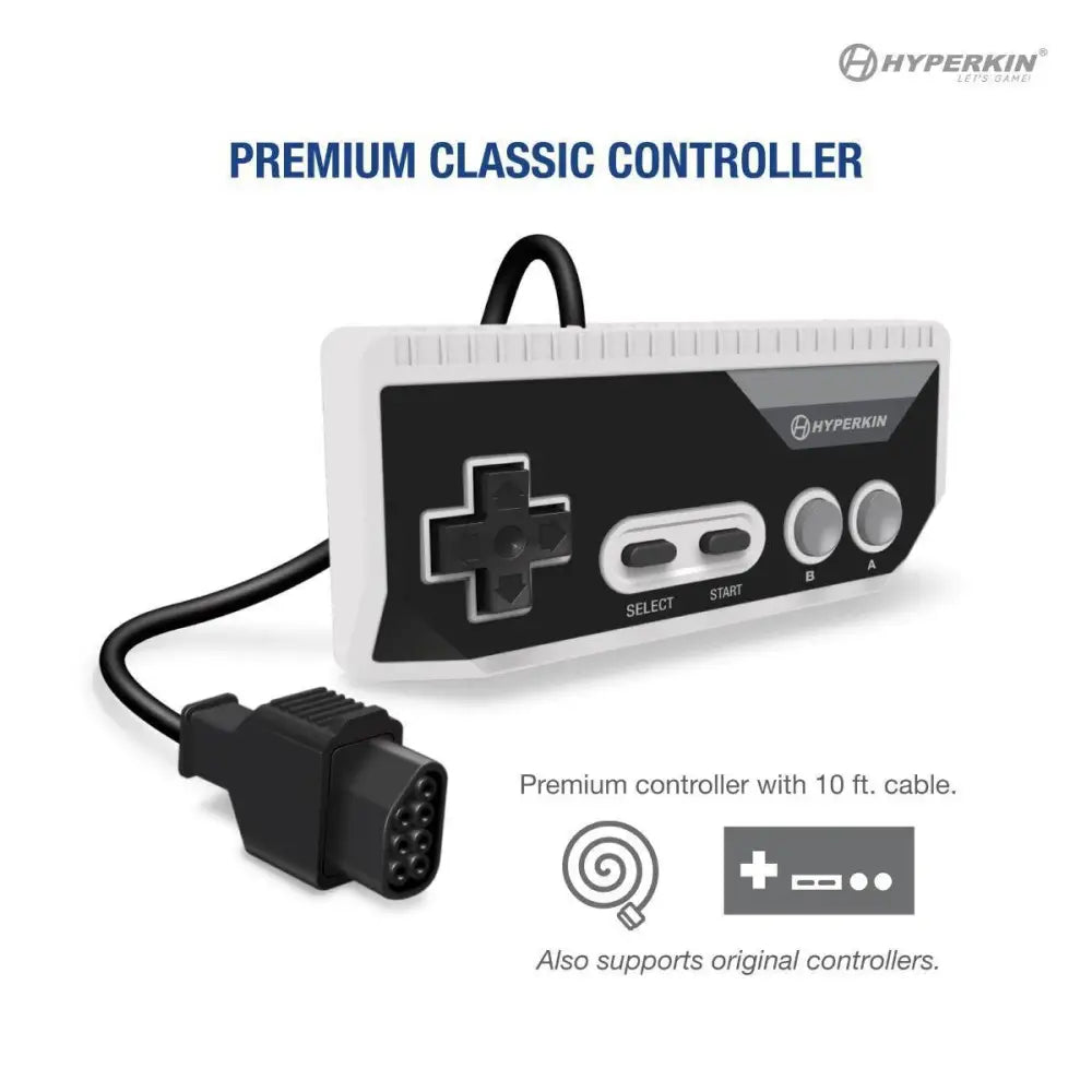 RetroN 1 HD NES Konsoll (Hvit) - RetroGaming.No