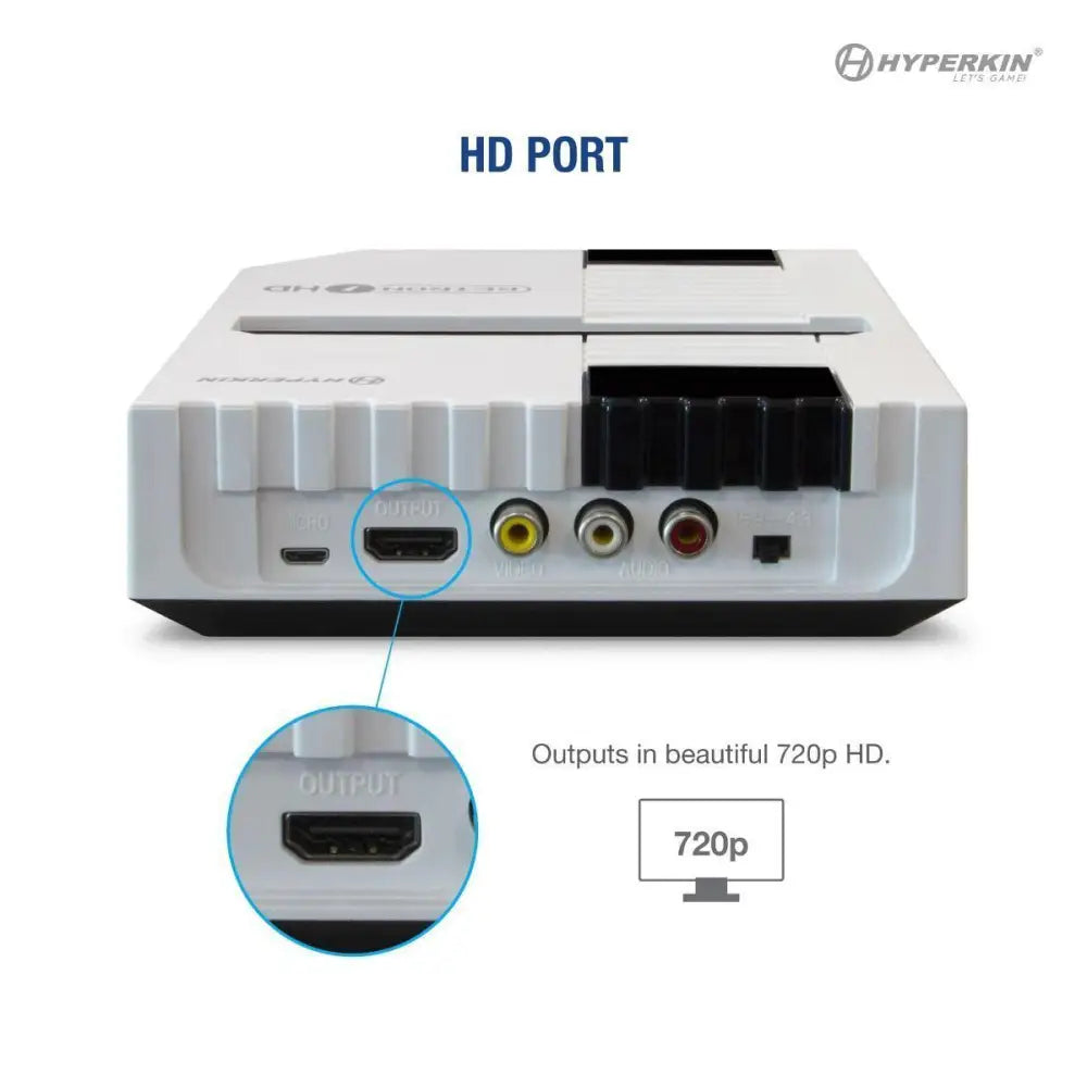 RetroN 1 HD NES Konsoll (Hvit) - RetroGaming.No