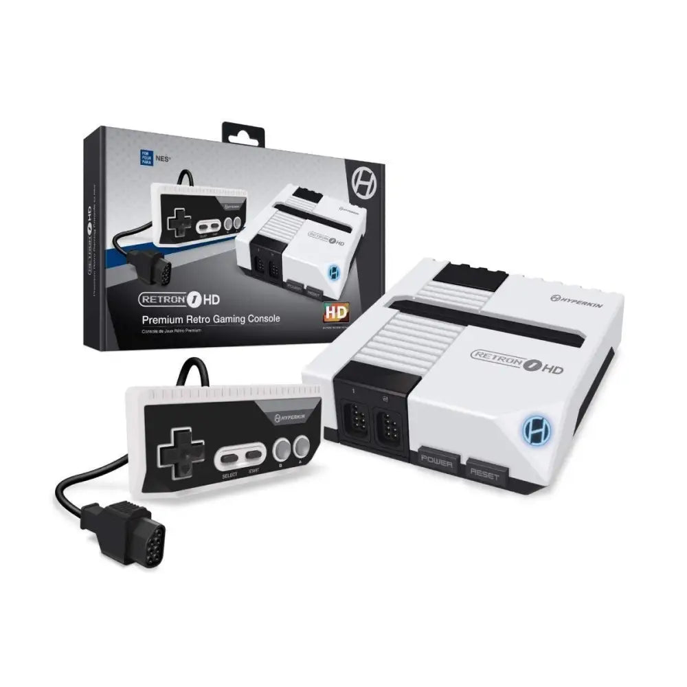 RetroN 1 HD NES Konsoll (Hvit) - RetroGaming.No