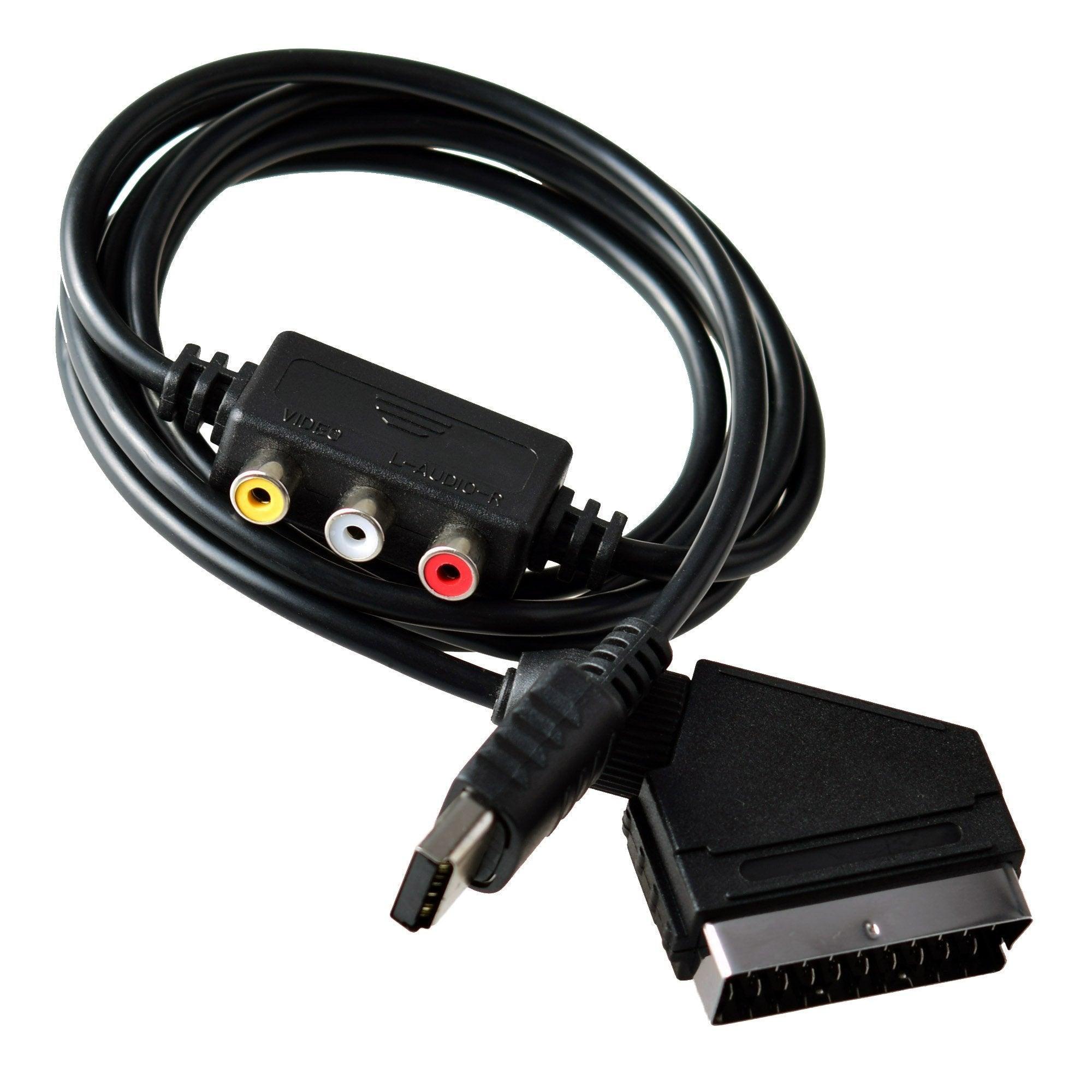 RGB Scart Kabel til Sega Dreamcast - PAL - RetroGaming.No