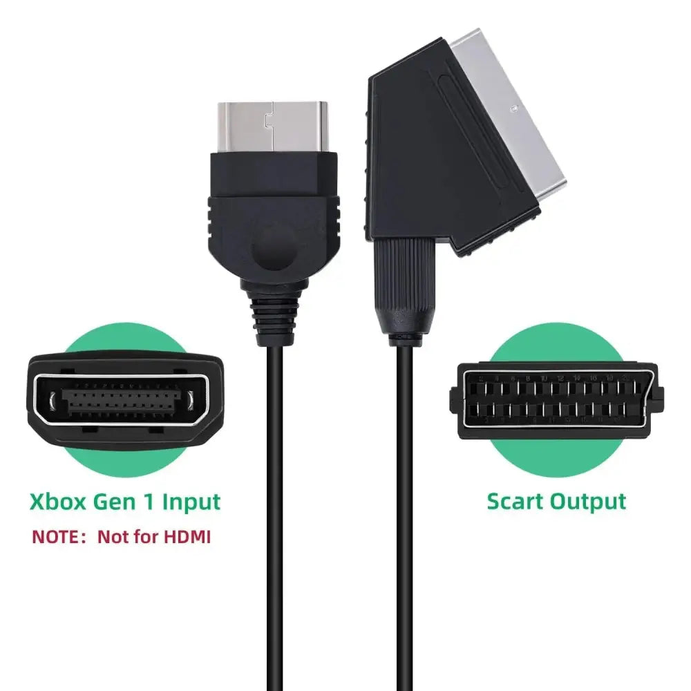 RGB Scart Kabel til Xbox PAL - Kabler