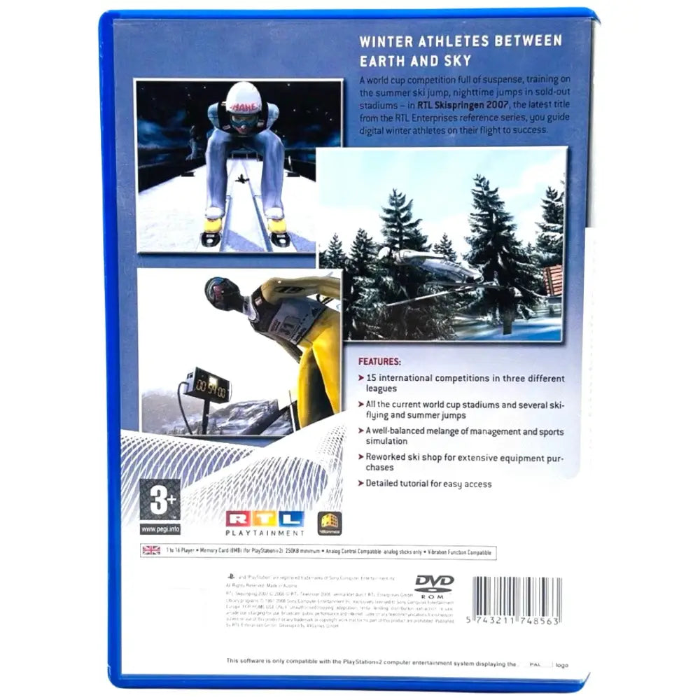 PS2: RTL Ski Jumping 2007 - RetroGaming.no