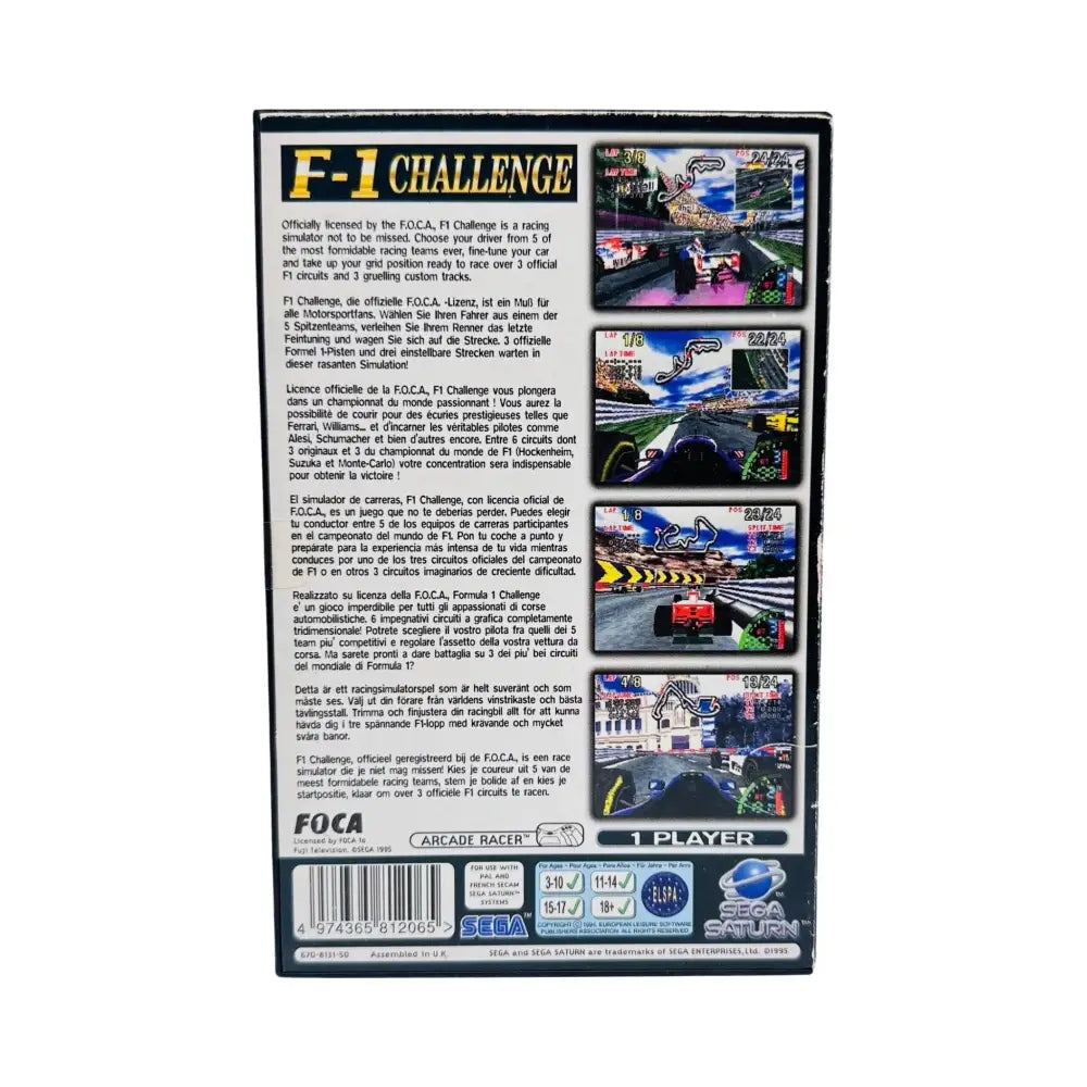 Saturn: F1 Challenge - Spill