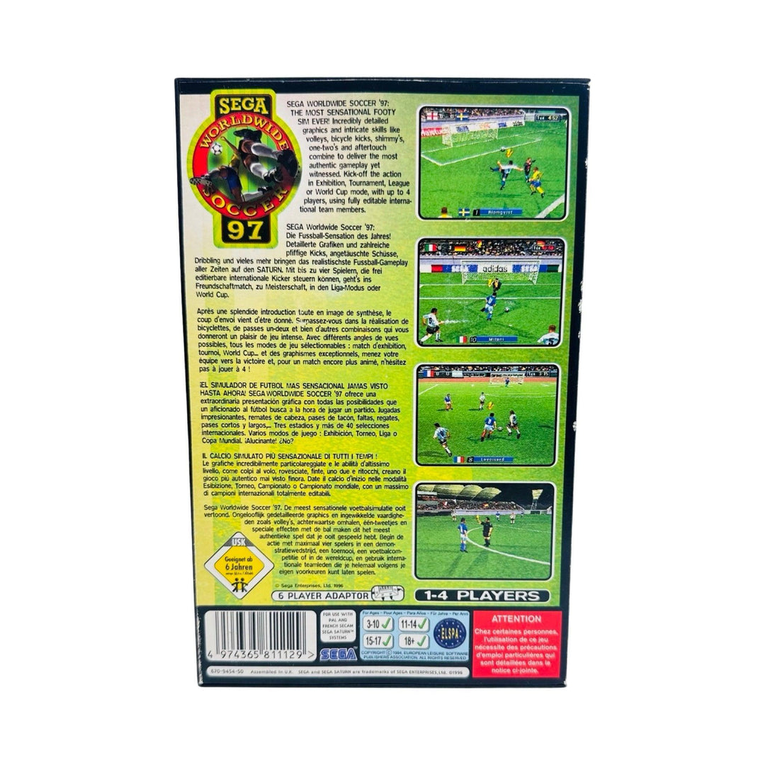 Saturn SEGA Worldwide Soccer 97 - RetroGaming.No