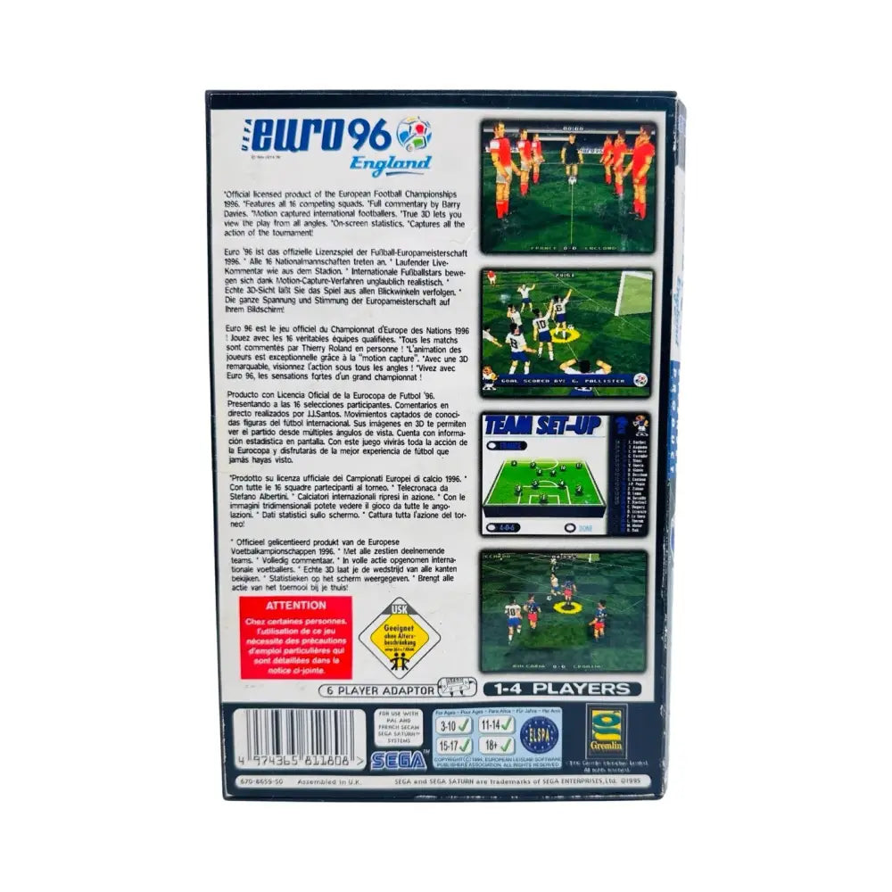 Saturn: UEFA Euro 96 England - Spill