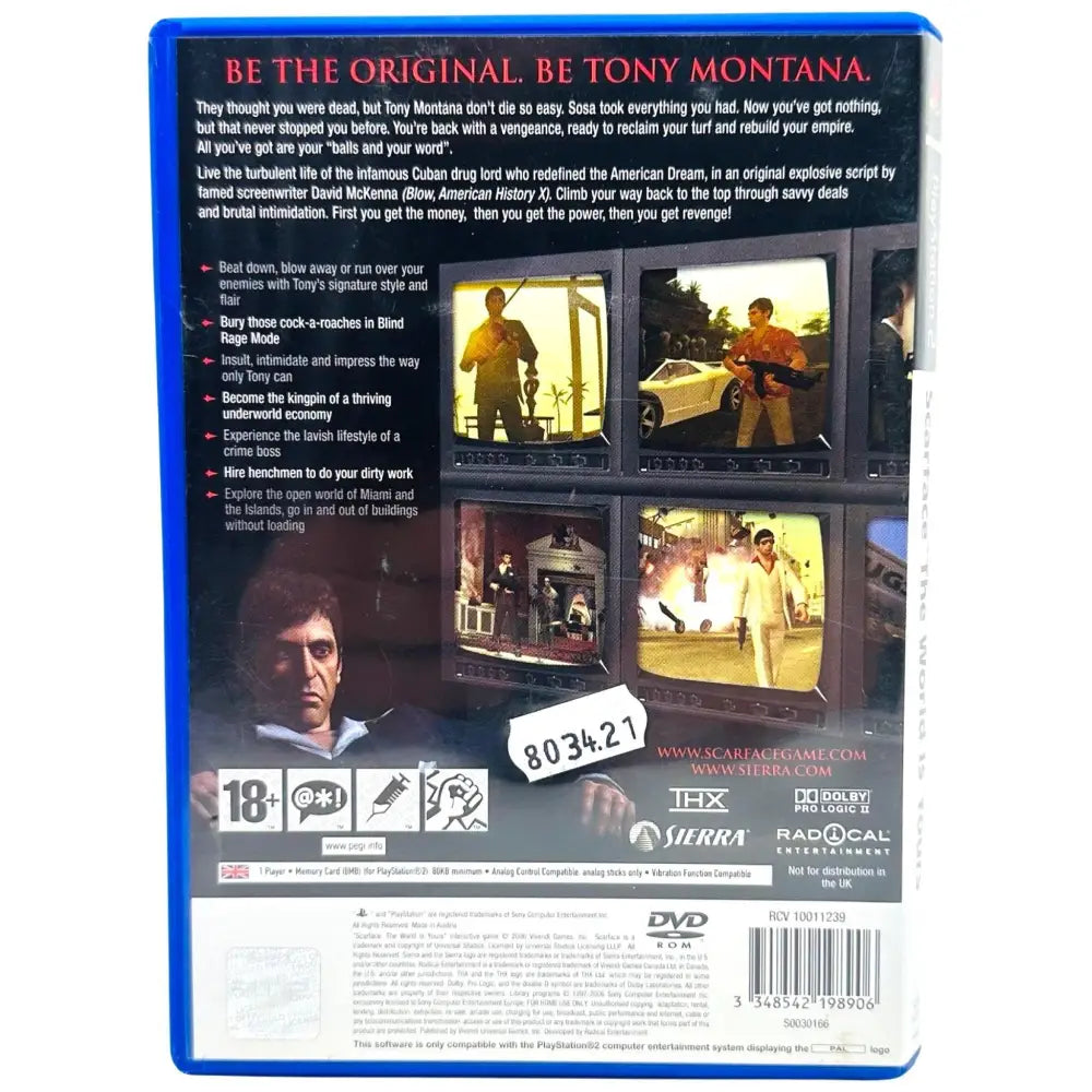 PS2: Scarface The World Is Yours - RetroGaming.no
