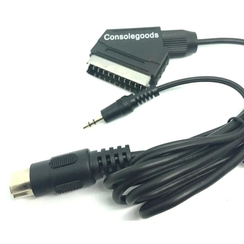 Sega Mega Drive 1 RGB Scart Kabel m/ Stereolyd - PAL - RetroGaming.No