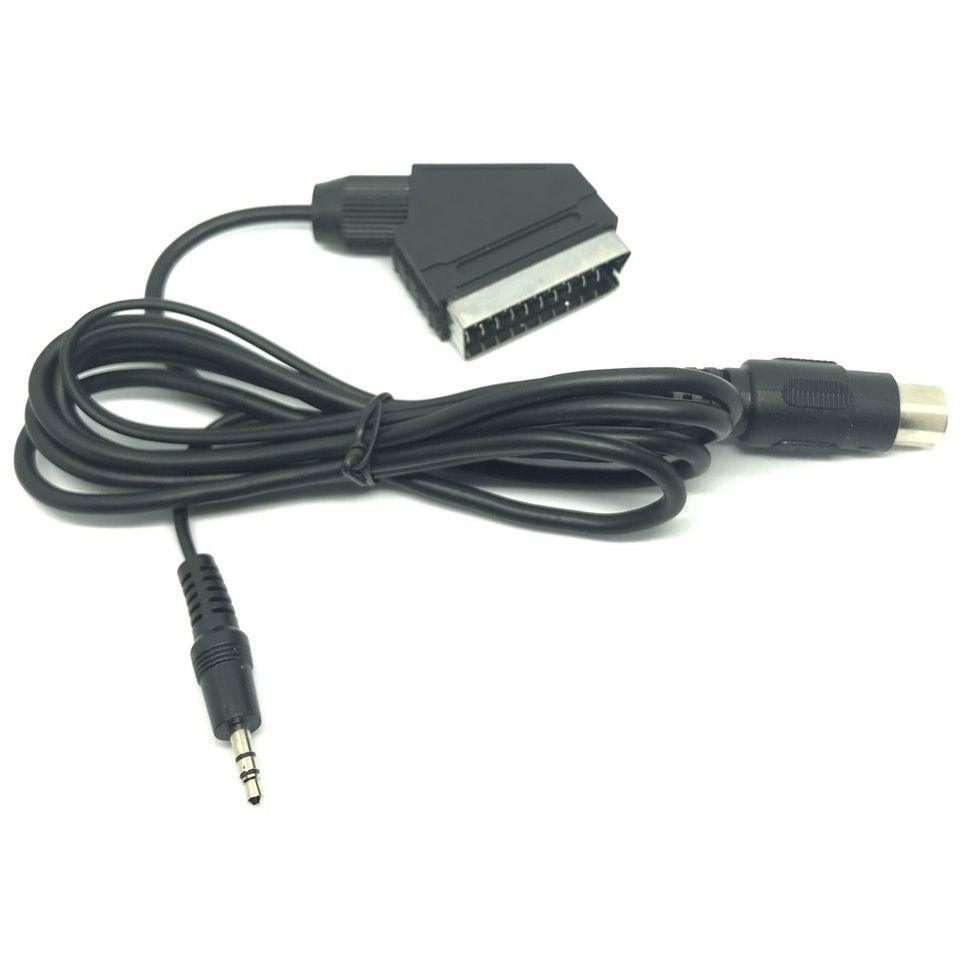 Sega Mega Drive 1 RGB Scart Kabel m/ Stereolyd (C-sync) - PAL - RetroGaming.No