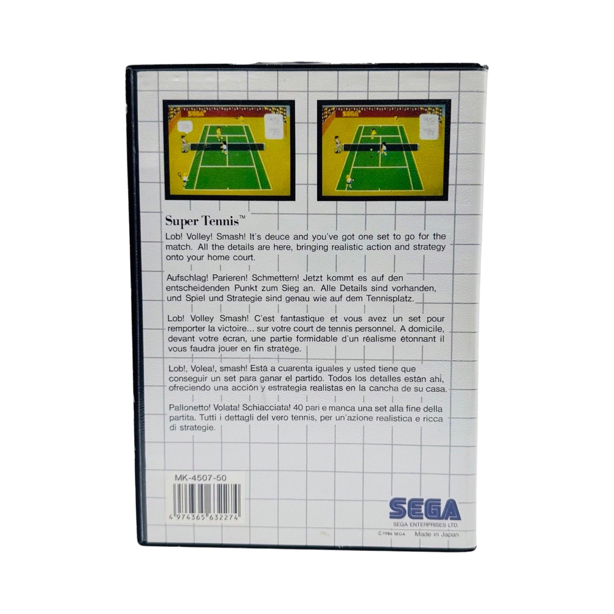Sega MS: Super Tennis - RetroGaming.no