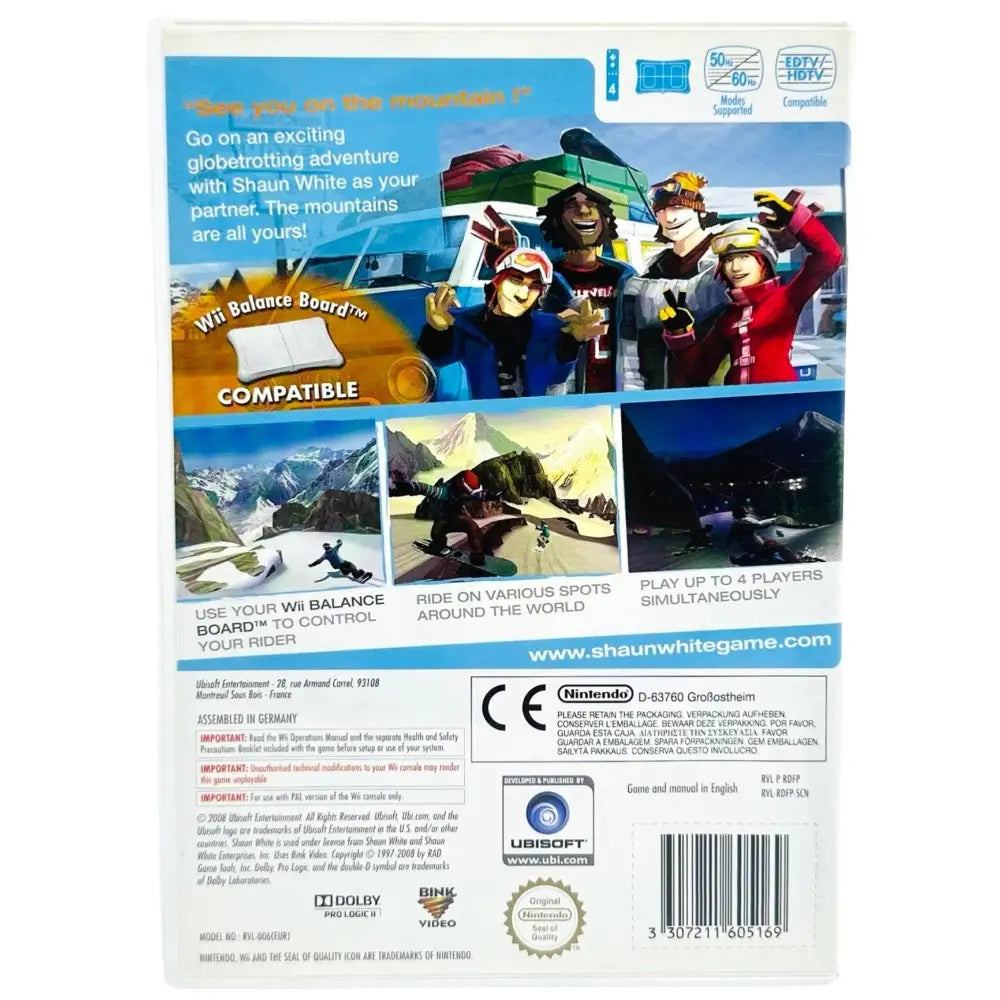 Wii: Shaun White Snowboarding: Road Trip - RetroGaming.no