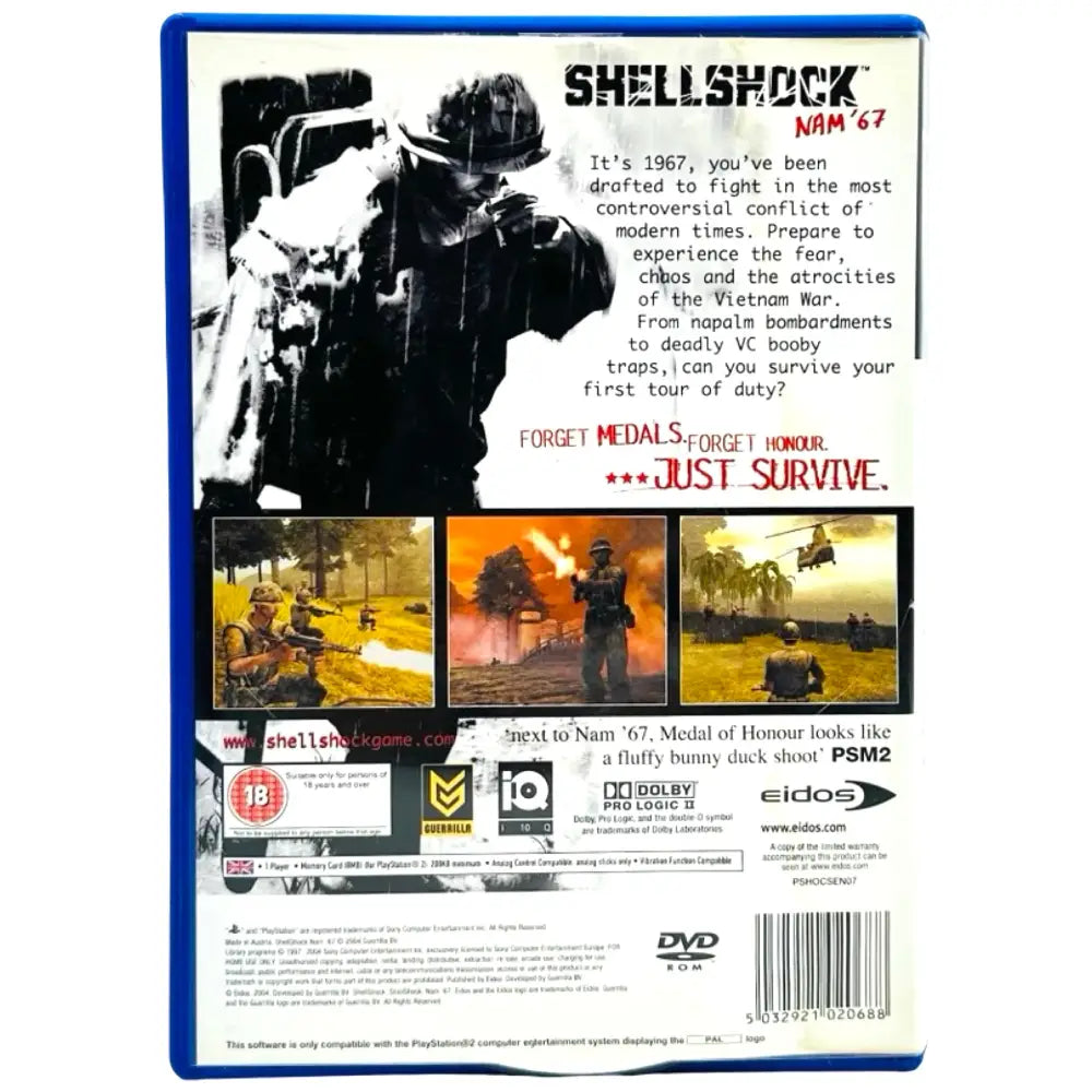 Shell Shock Nam ’67 - PlayStation 2 (PS2) Spill - Spill