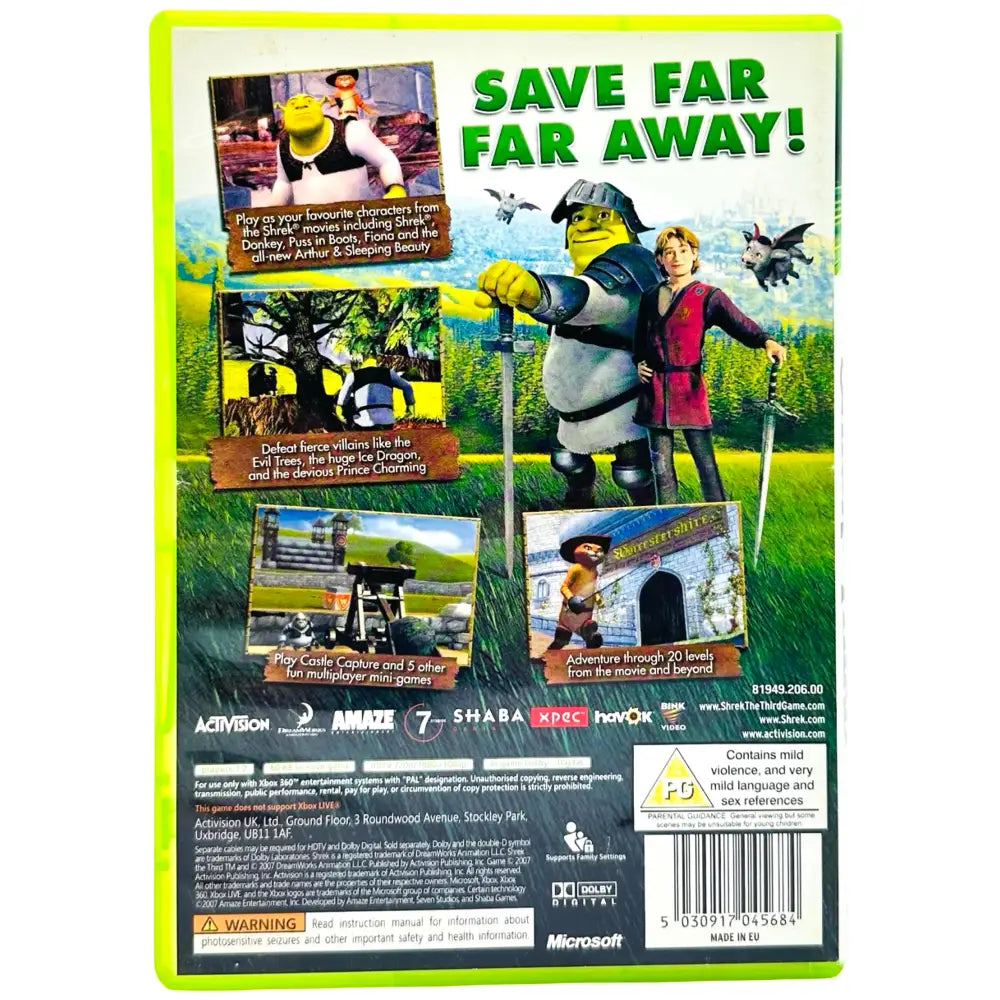 Shrek The Third - Xbox 360 Spill