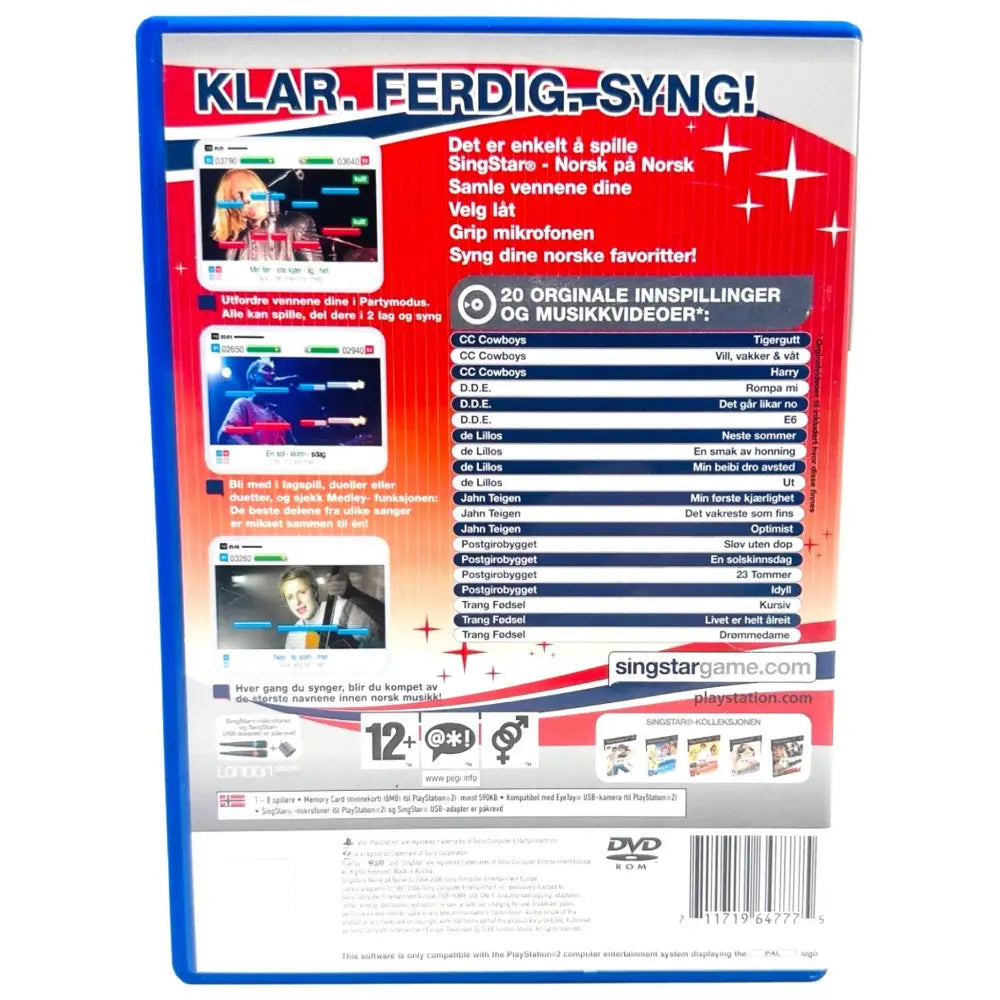 PS2: SingStar: Norsk på Norsk - RetroGaming.no