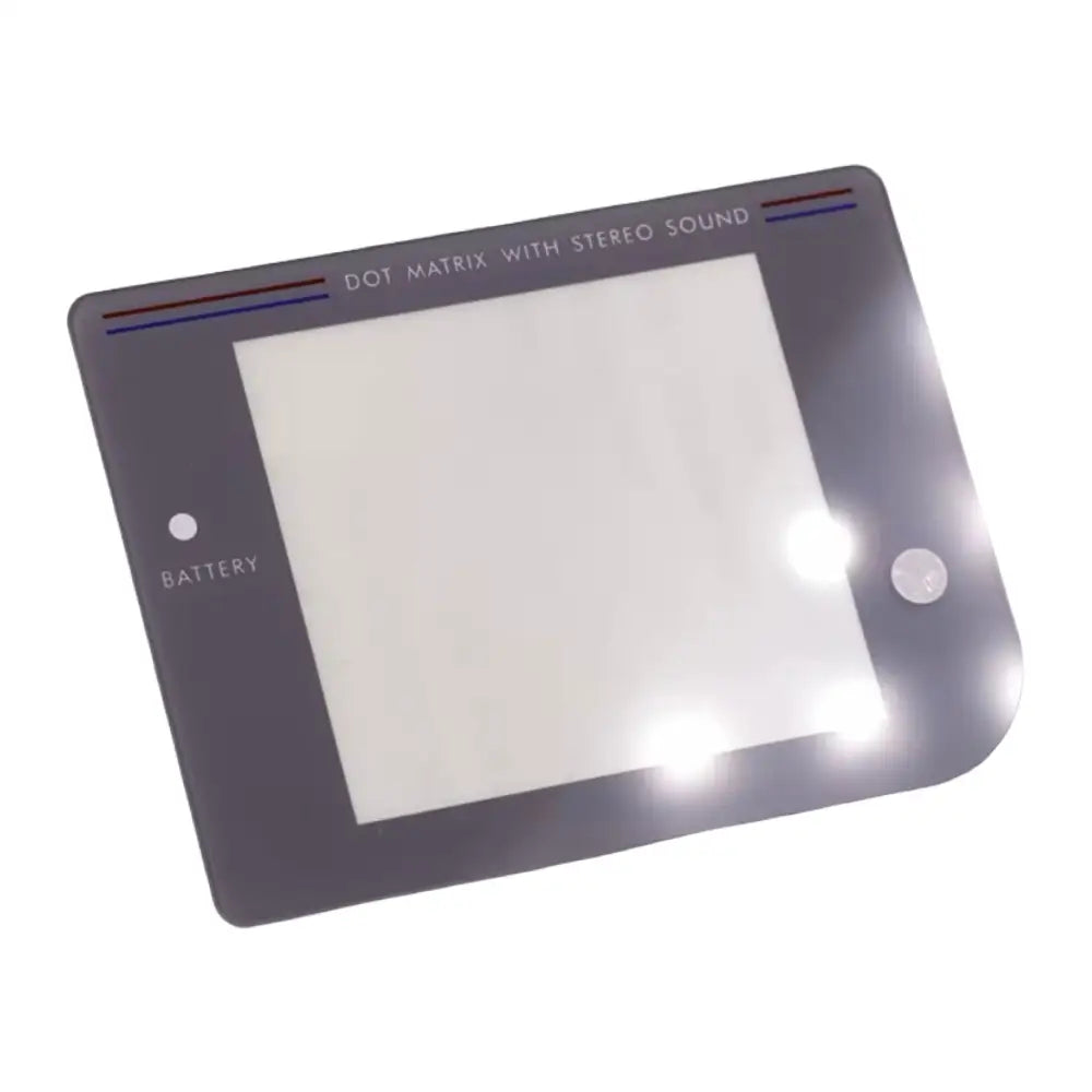 Skjermlinse for GameBoy - Glass / Mørk Grå - Reservedeler