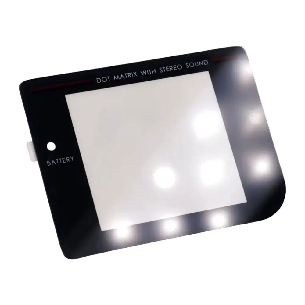 Skjermlinse for GameBoy - Glass / Sort - Reservedeler