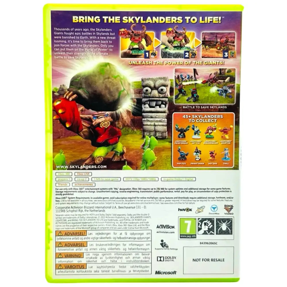 Skylanders: Giants - Xbox 360 Spill