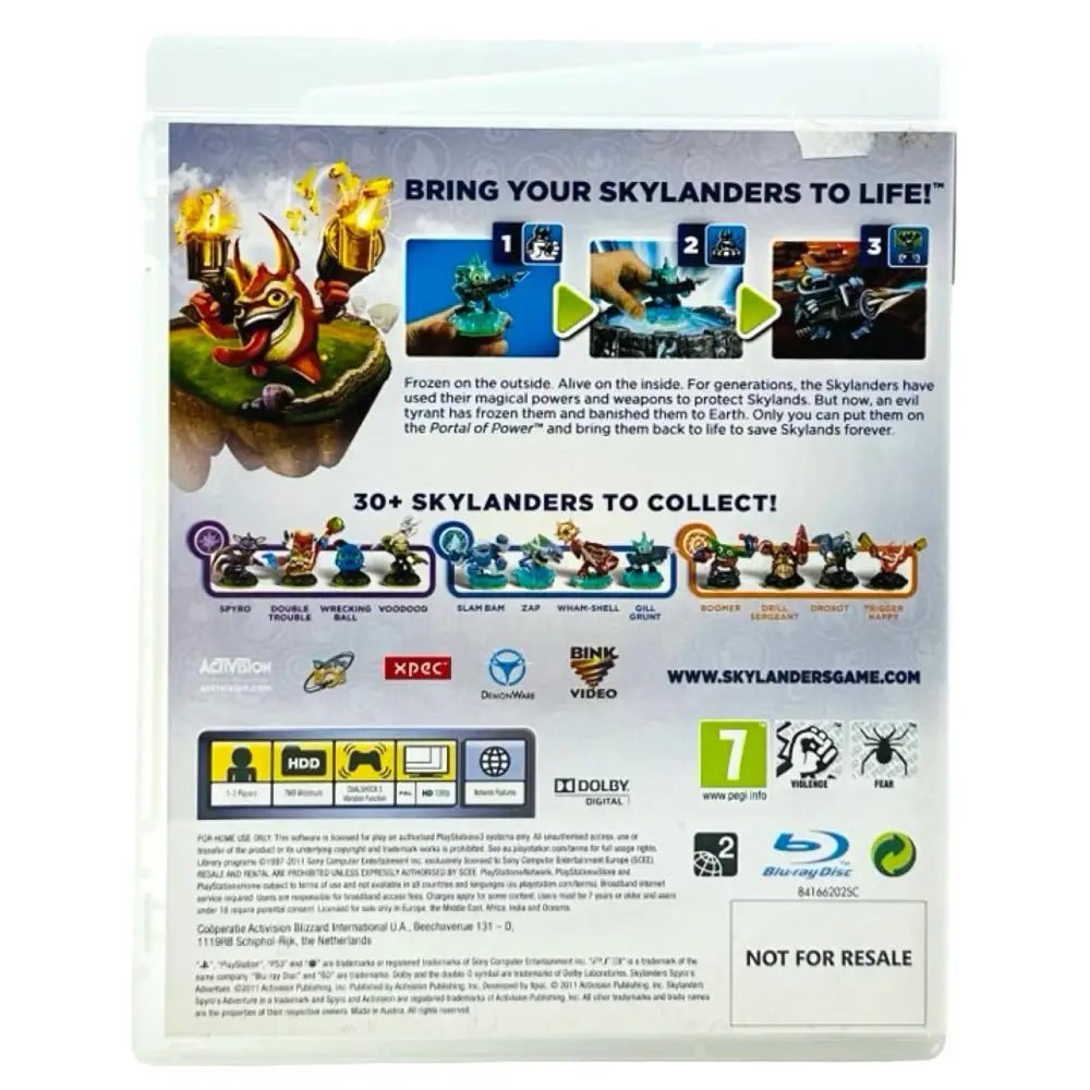 Skylanders: Spyro’s Adventure - PlayStation 3 (PS3) Spill