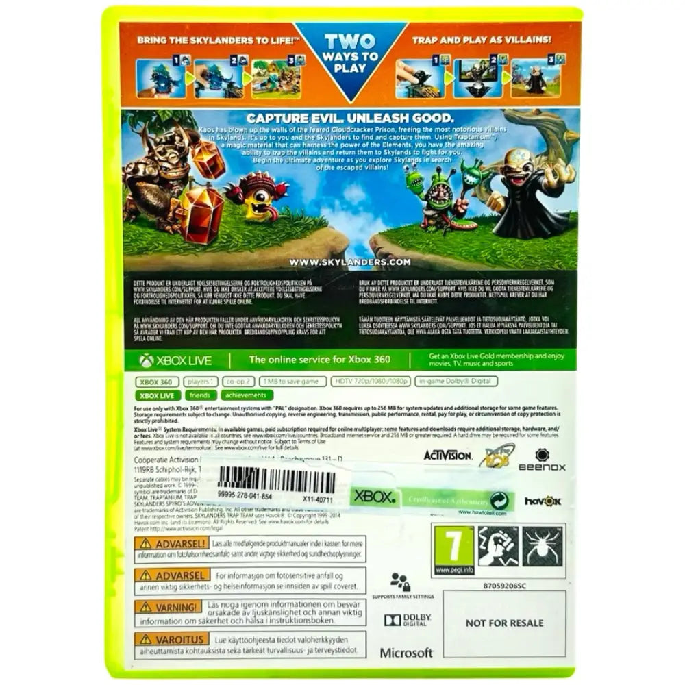 Skylanders: Trap Team - Xbox 360 Spill - Spill