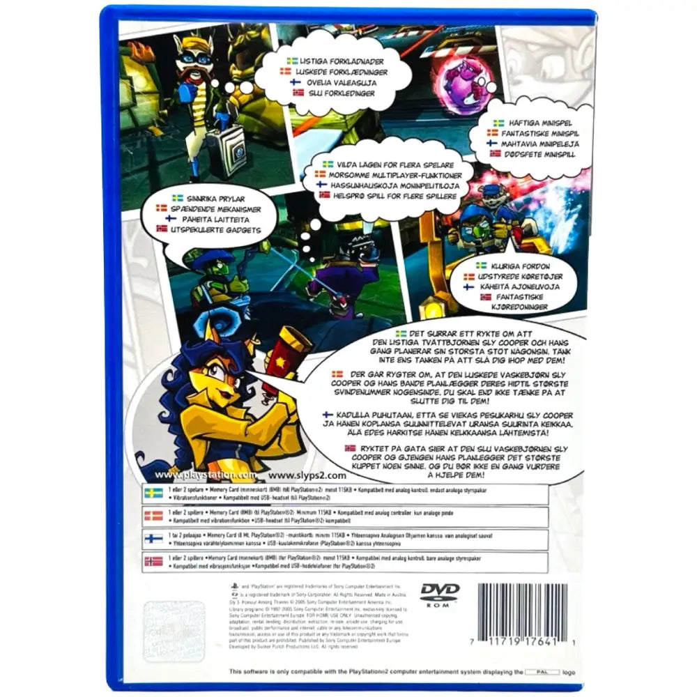 PS2: Sly 3: Honor Among Thieves - RetroGaming.no