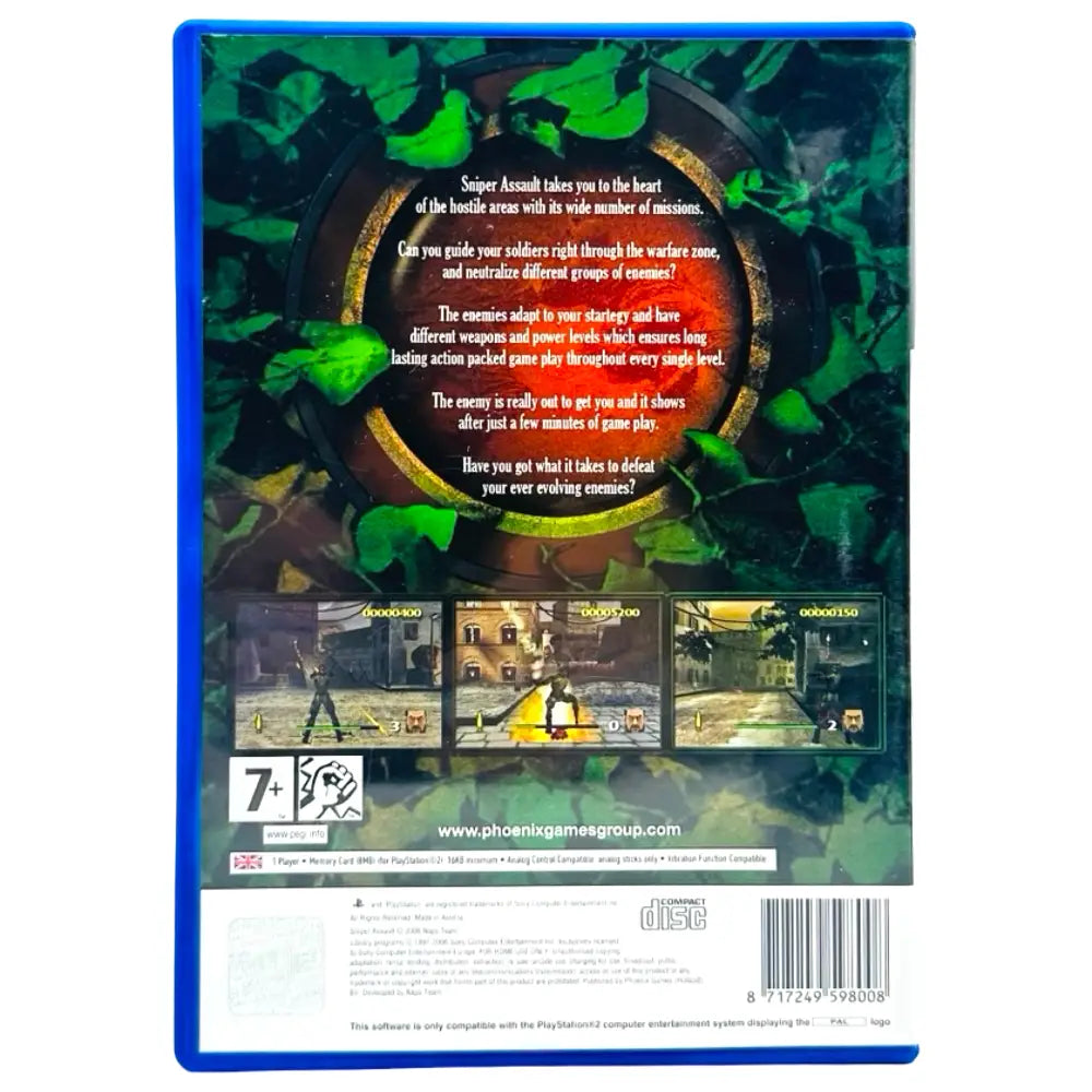 Sniper Assault - PlayStation 2 (PS2) Spill
