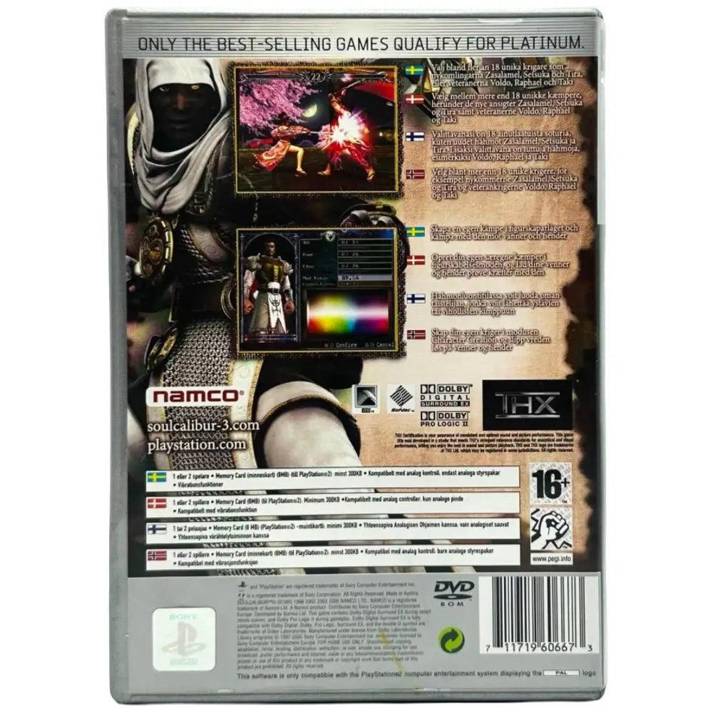 Soul Calibur III - PlayStation 2 (PS2) Spill - Spill