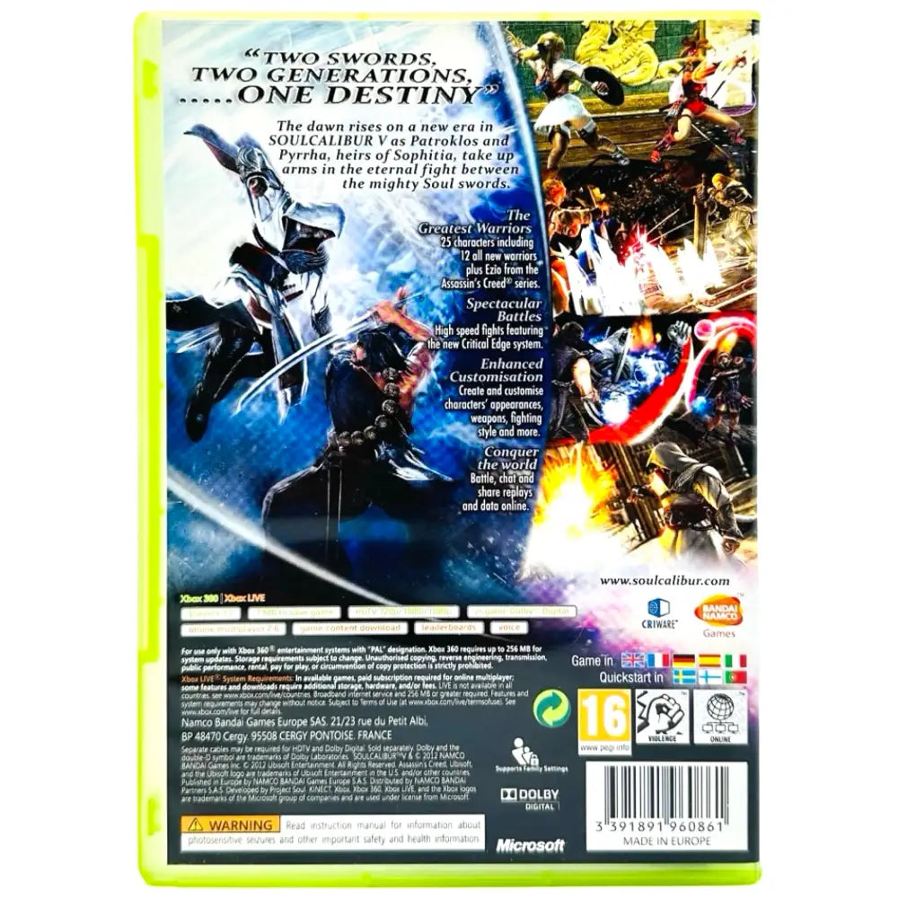Soul Calibur V - Xbox 360 Spill - Spill