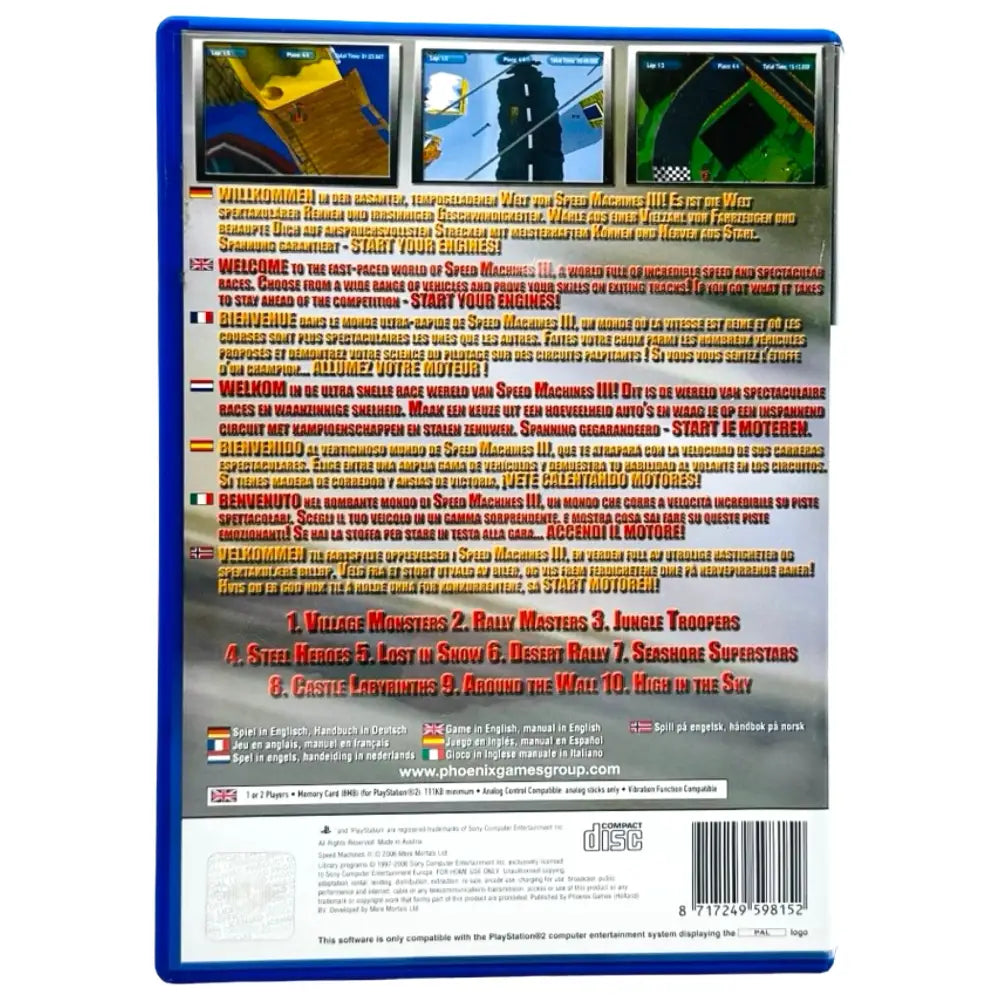 Speed Machines 3 - PlayStation 2 (PS2) Spill