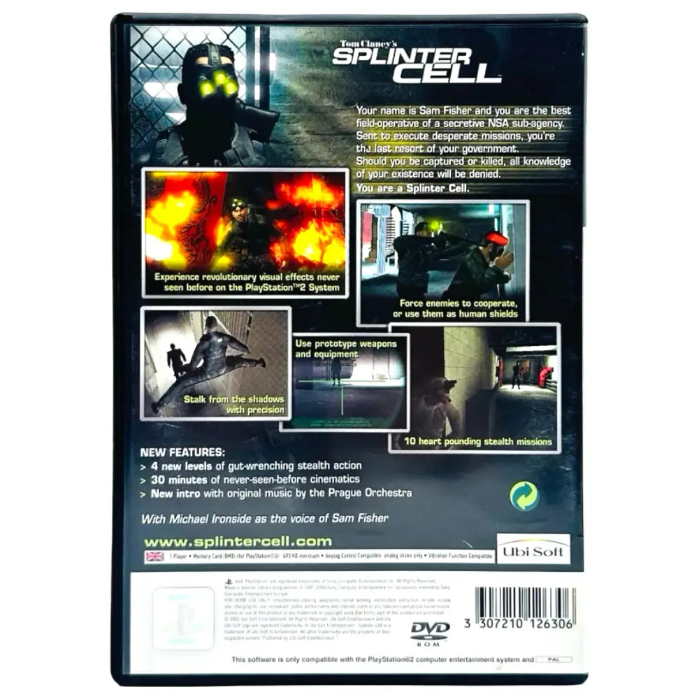 Splinter Cell - PlayStation 2 (PS2) Spill