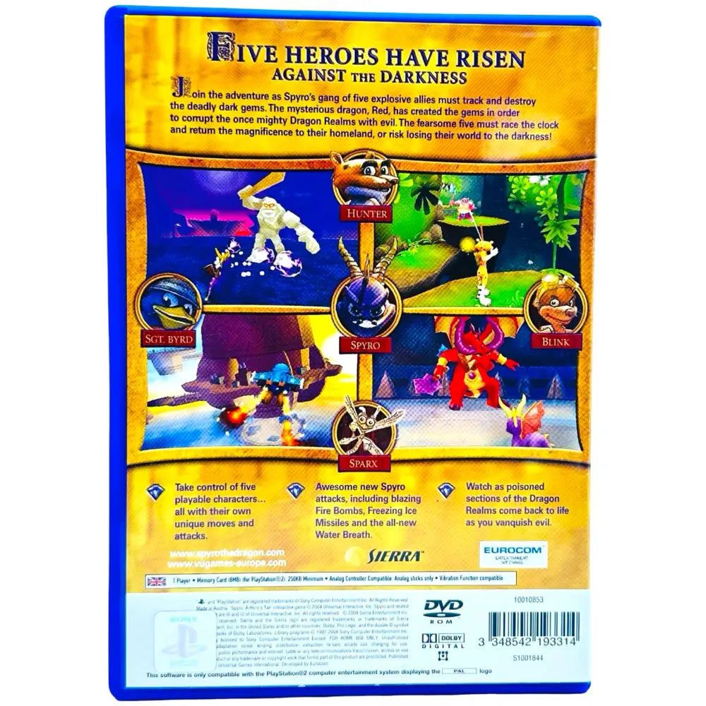 Spyro A Hero’s Tail - PlayStation 2 (PS2) Spill - Spill