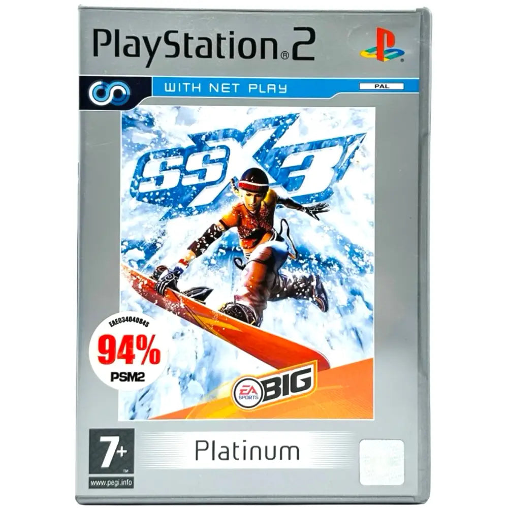 SSX 3 - PlayStation 2 (PS2) Spill - Cover - Manual - Spill/Disk / Platinum - Spill