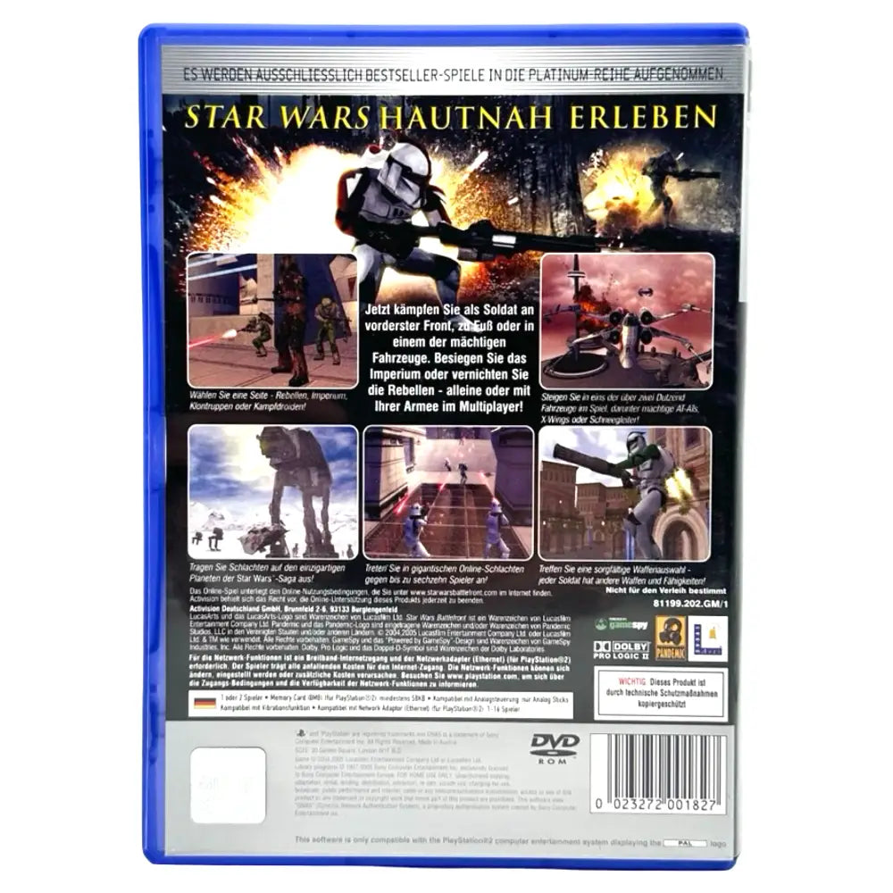 Star Wars Battlefront (Tysk) - PlayStation 2 (PS2) Spill