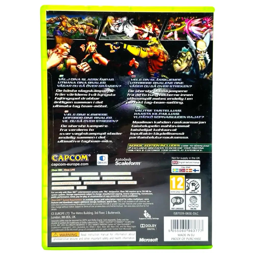 Street Fighter X Tekken - Xbox 360 Spill