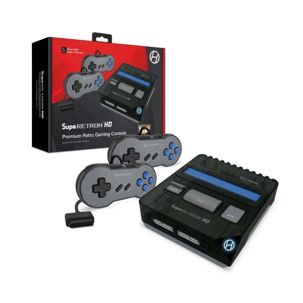 SupaRetroN HD SNES Konsoll (Space Black) - Hyperkin - RetroGaming.No