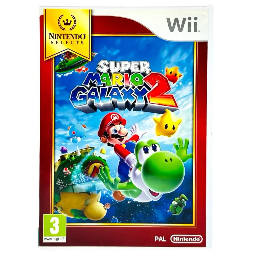 Super Mario Galaxy 2 - Nintendo Wii Spill - Cover - Manual - Spill/Disk / Selects - Spill