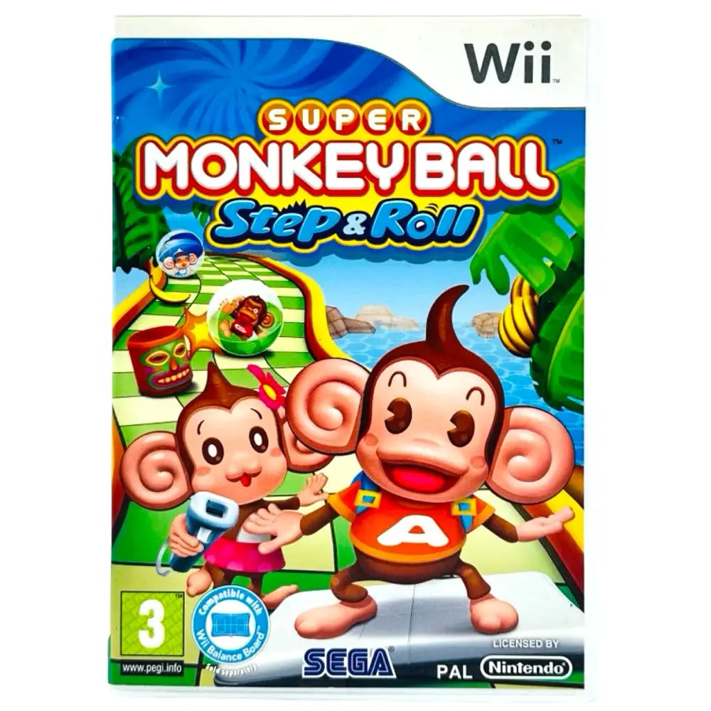 Super Monkey Ball: Step & Roll - Nintendo Wii Spill - Spill